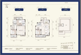 湘江保利时代3室2厅1厨3卫建面159.00㎡