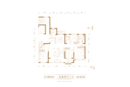 中信泰富·九庐4室2厅1厨3卫建面191.00㎡