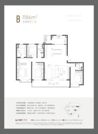 锦云台4室2厅1厨2卫建面186.00㎡