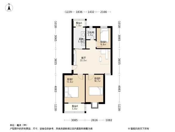 天晴花园户型图
