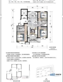 康泰园3室2厅1厨2卫建面130.09㎡