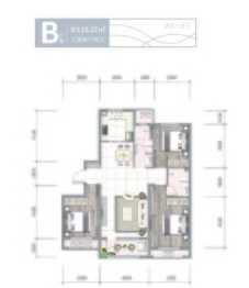 福美·未来城3室2厅1厨2卫建面119.27㎡