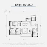 招商雍澜湾B户型162