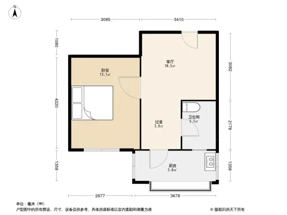滨河小区颐安苑户型图
