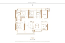 升龙·学府上城4室2厅1厨2卫建面135.00㎡