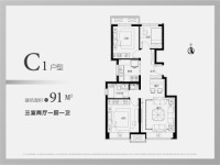 标准层C1户型