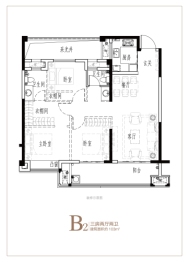 均和雨山前3室2厅2卫建面103.00㎡