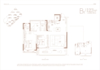 123㎡B1户型