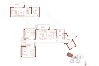 11栋建面130㎡奇数层03户型