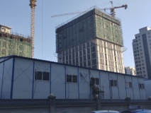 润都时代广场在建工地