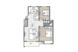 建达·新康家园2室2厅1厨1卫建面100.00㎡