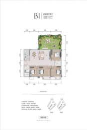 玫瑰南湖湾4室2厅1厨2卫建面109.00㎡