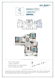 洛阳碧桂园二期3室2厅1厨2卫建面120.00㎡