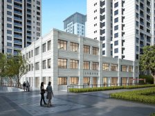 秀湖公园 汽车露营公园 小高层 正看中庭 视野宽阔