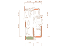 天纵·御府3室2厅1厨2卫建面122.00㎡