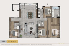 中海·天钻4室2厅1厨4卫建面222.00㎡