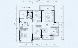 海伦堡·弘诚厚园3室2厅1厨2卫建面125.53㎡