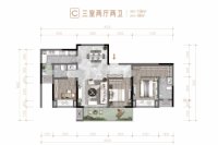 大平层C户型建面128平