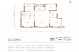 紫薇毓秀府4室2厅1厨3卫建面130.00㎡