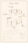3室2厅1卫115平C阖悦户型