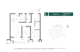 保利源诚领秀山3室2厅1厨2卫建面109.00㎡