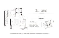 洋房3室2厅2卫135㎡ B户型