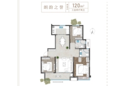 中电建国誉府3室2厅1厨2卫建面120.00㎡