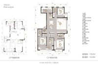 建面约178.35㎡C2户型