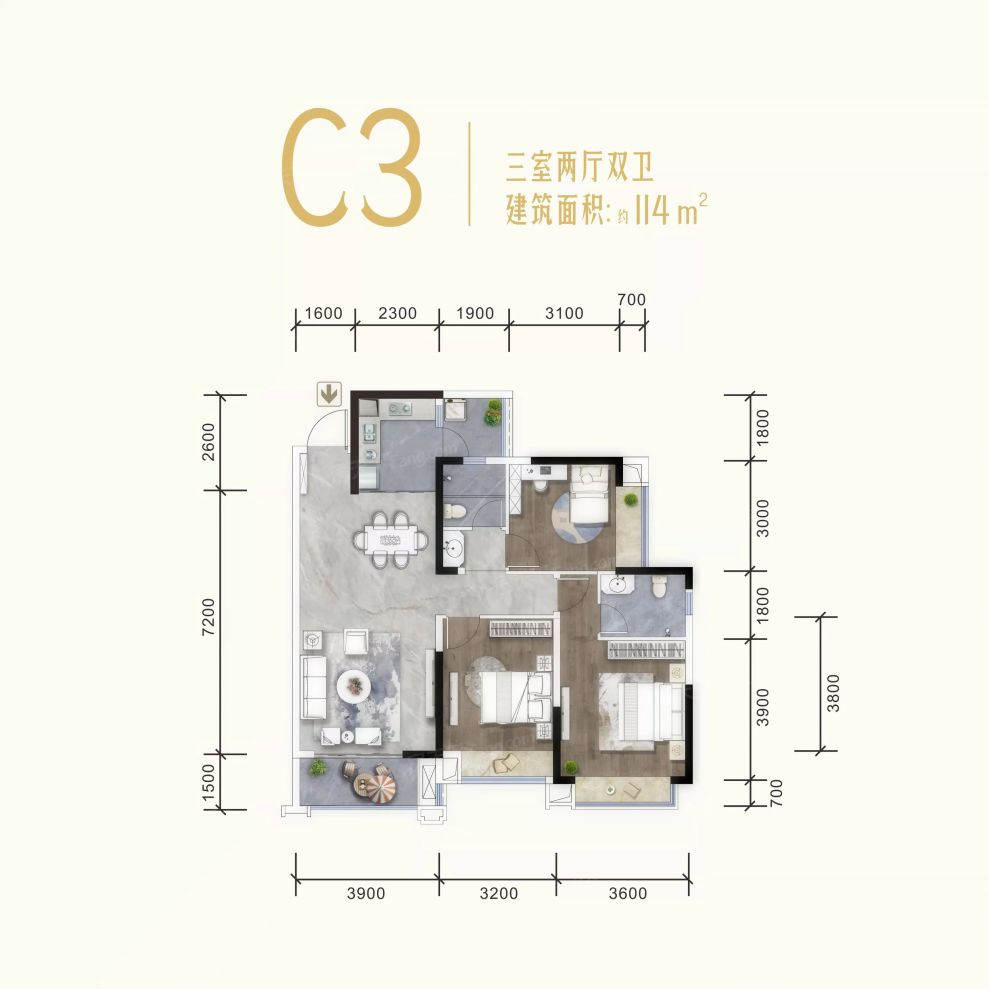 户型图2/2