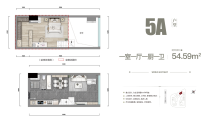 天下云南空港城5A户型