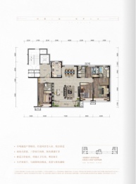 碧桂园上璟云著4室2厅1厨2卫建面192.00㎡