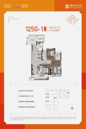 淄博周村吾悦广场3室2厅1厨2卫建面125.00㎡