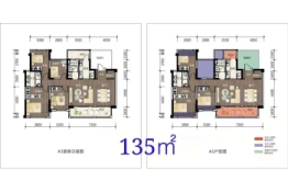 圣桦锦悦府3室2厅1厨2卫建面118.67㎡