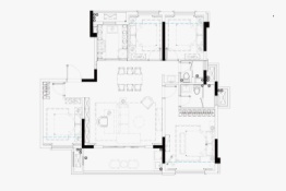 三木翡丽云邸4室2厅1厨2卫建面130.00㎡