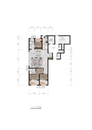 华润置地|润樾府3室2厅1厨2卫建面115.00㎡