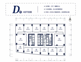 绿地外滩中心建面90.03㎡