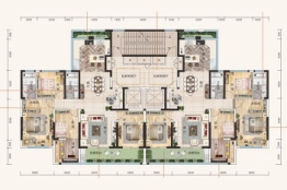 贵港交投·御珑湾4室2厅1厨2卫建面156.00㎡