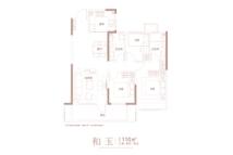 保利大国璟未来之城3室2厅2卫110㎡和玉户型
