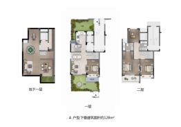 杭州之江明月4室3厅1厨3卫建面127.00㎡