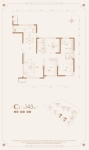 标准层143㎡户型