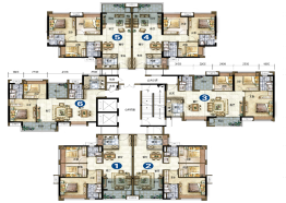 美的·西江府3室2厅1厨2卫建面88.00㎡