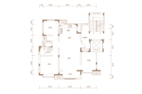 4#楼建面约116.13平米边户户型