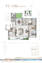 邦泰玖宸府4室2厅1厨2卫建面139.00㎡