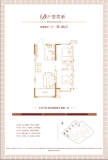 海尔产城创珺玺2室2厅1卫86㎡D户型