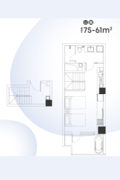 金融街·古泉小镇1室1厅1厨1卫建面61.00㎡