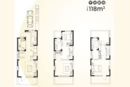 金融街·古泉小镇3室2厅1厨3卫建面118.00㎡