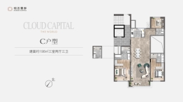 恒志云都3室2厅1厨3卫建面197.00㎡