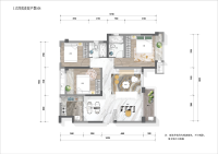 二期洋房建面104㎡户型