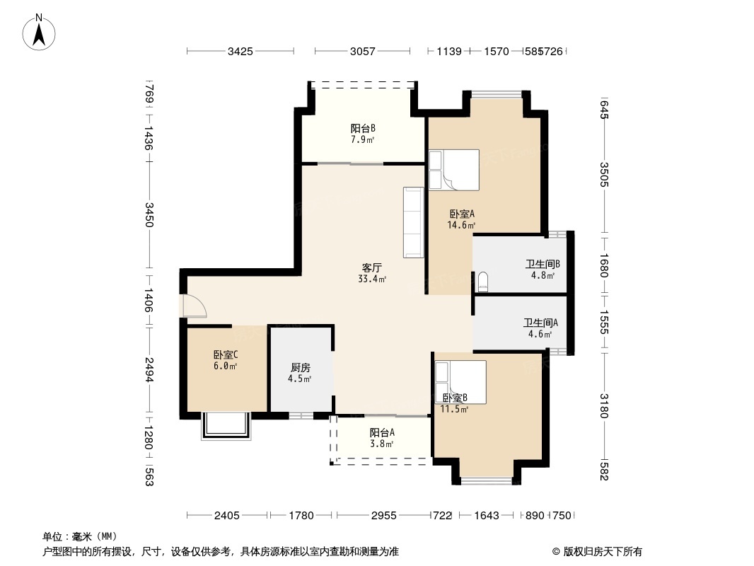 户型图1/2