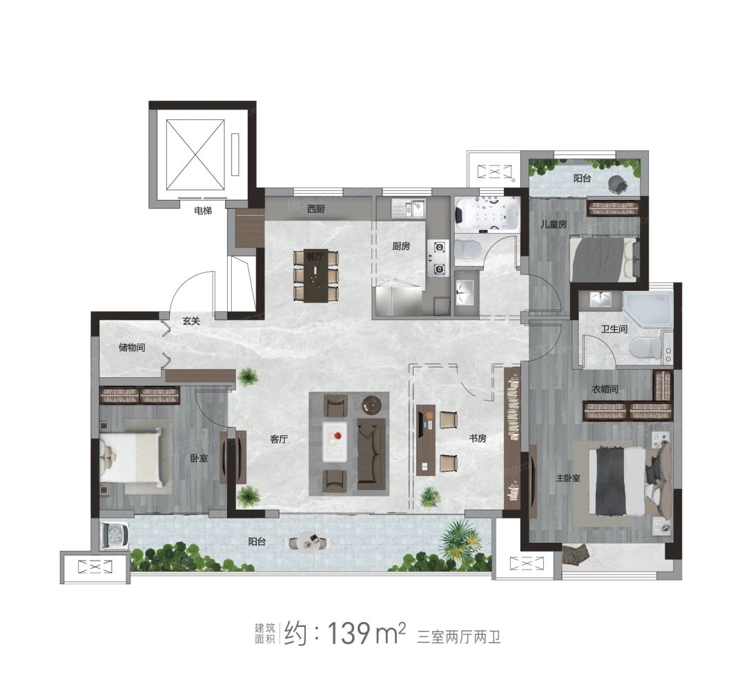 户型图2/2